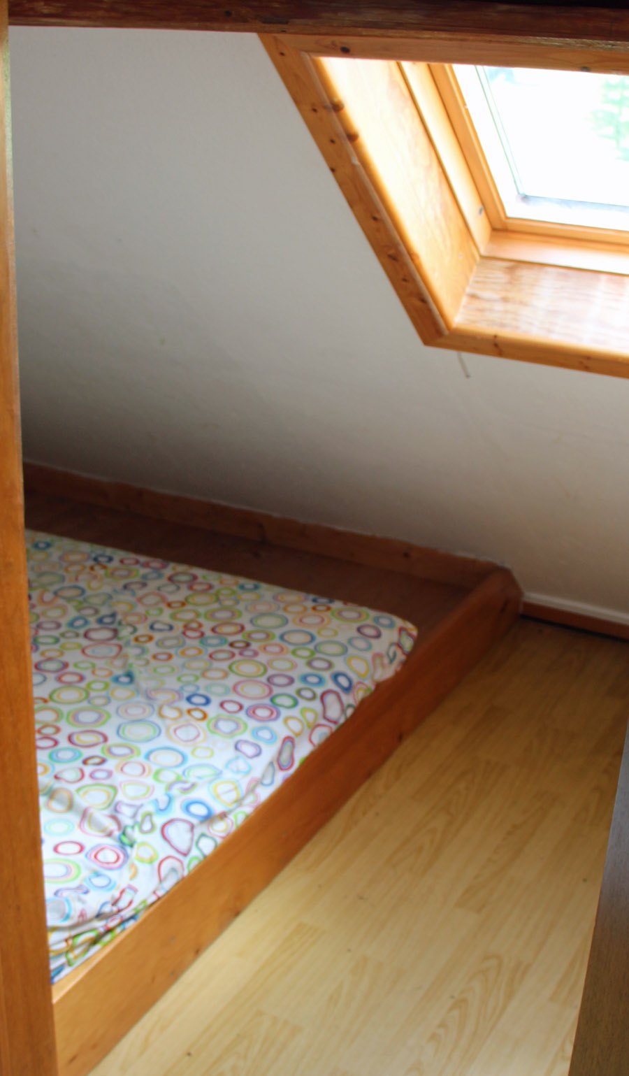 Das romantische Zimmer in der Dachschräge